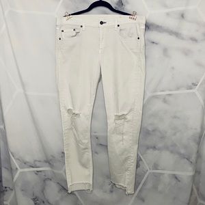 Rag & Bone Dre Distressed Boyfriend Crop